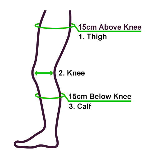 How to measure your leg for the brace